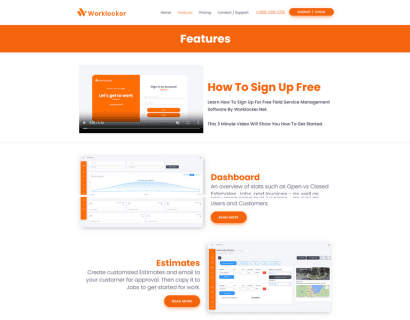 Worklocker Features Page